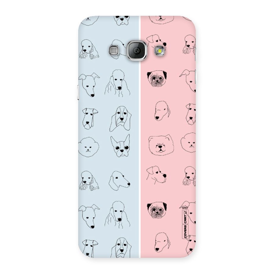 Dog Cat And Cow Back Case for Galaxy A8