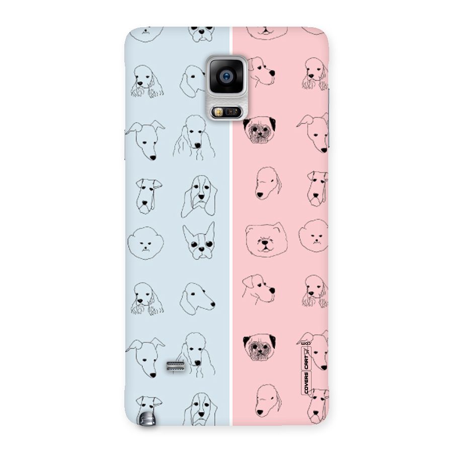 Dog Cat And Cow Back Case for Galaxy Note 4