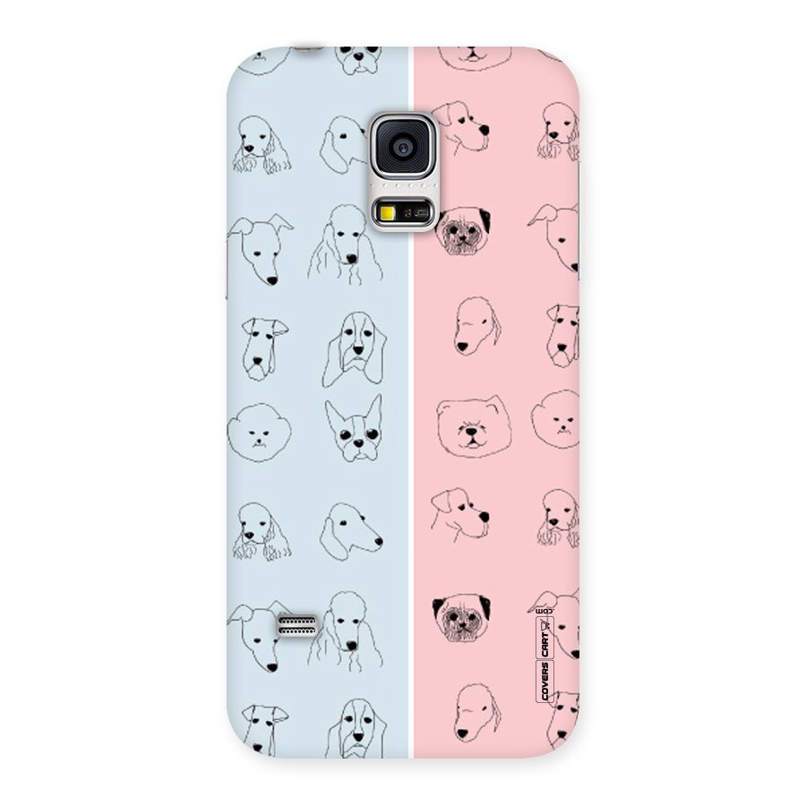 Dog Cat And Cow Back Case for Galaxy S5 Mini