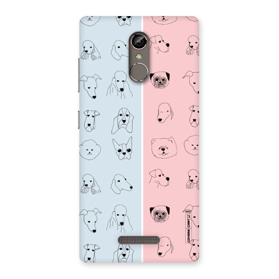Dog Cat And Cow Back Case for Gionee S6s