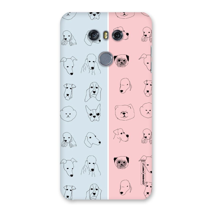 Dog Cat And Cow Back Case for LG G6