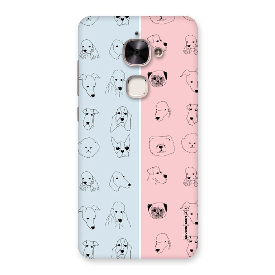 Dog Cat And Cow Back Case for Le 2