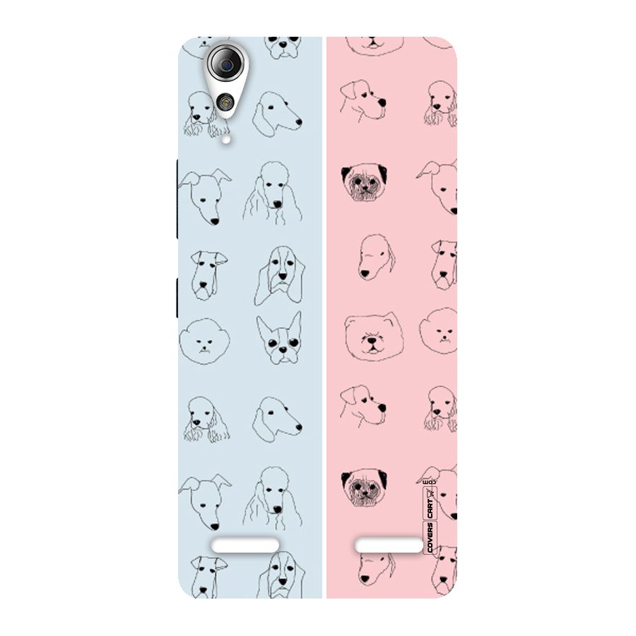 Dog Cat And Cow Back Case for Lenovo A6000