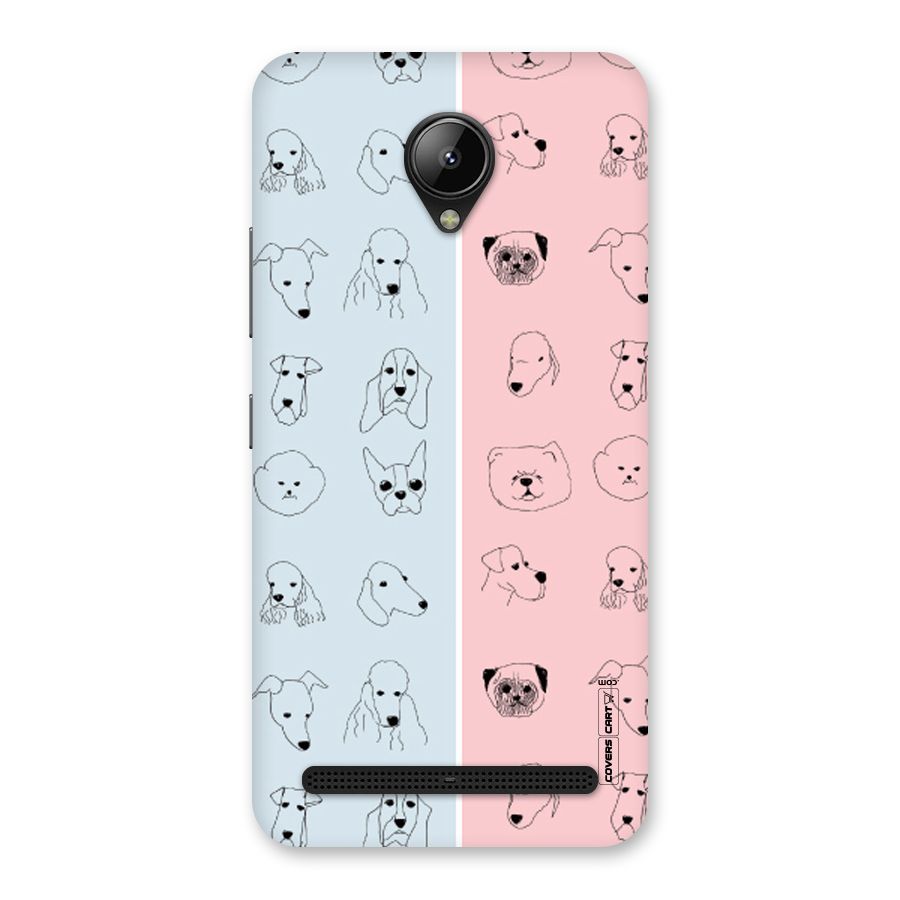 Dog Cat And Cow Back Case for Lenovo C2