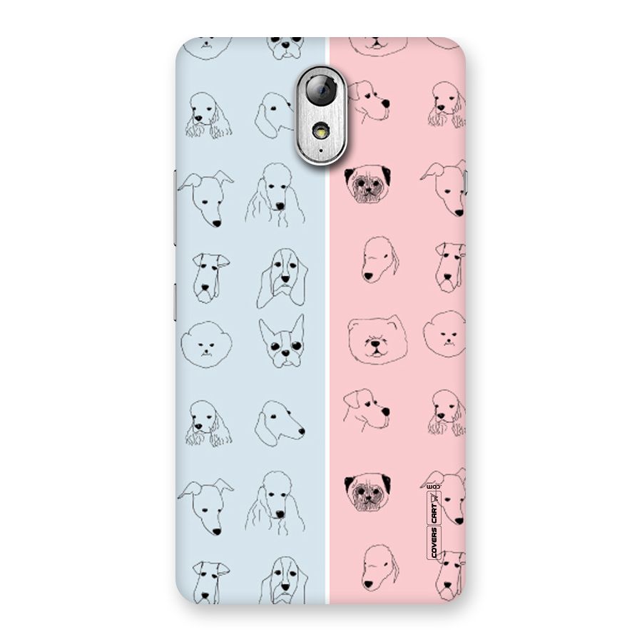 Dog Cat And Cow Back Case for Lenovo Vibe P1M