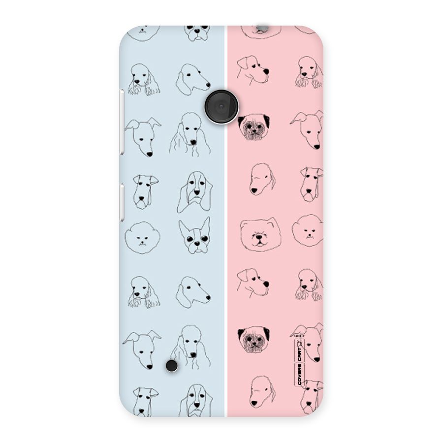 Dog Cat And Cow Back Case for Lumia 530