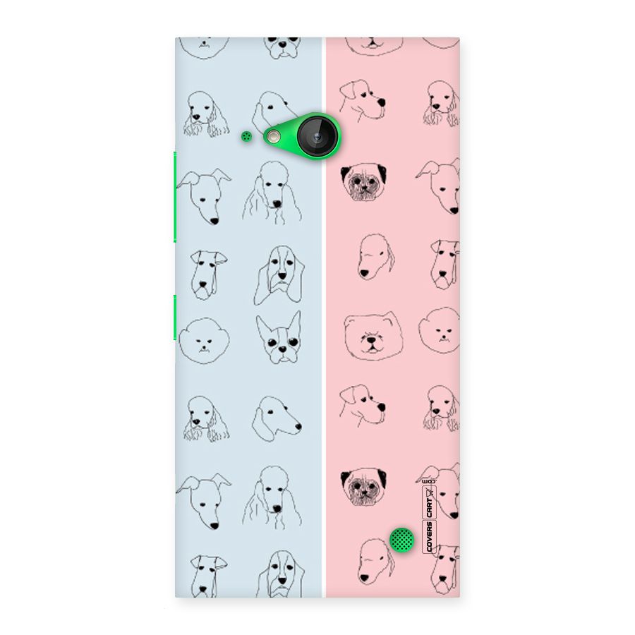 Dog Cat And Cow Back Case for Lumia 730