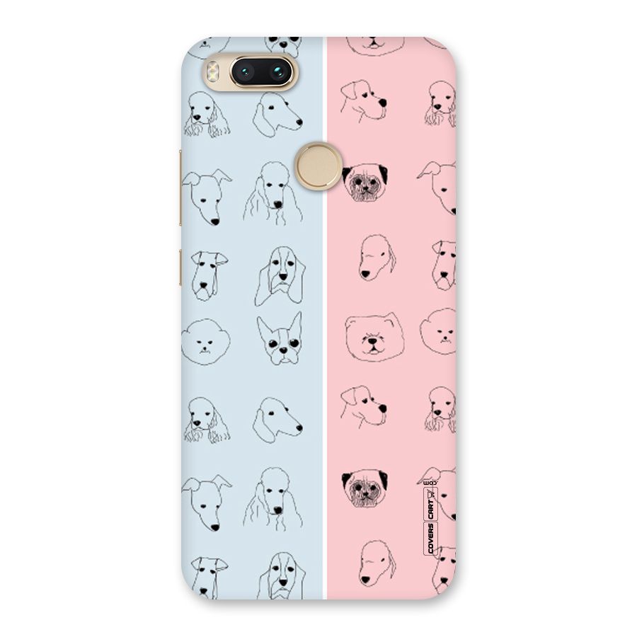 Dog Cat And Cow Back Case for Mi A1