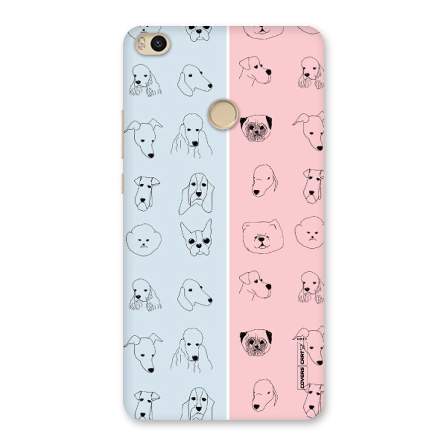 Dog Cat And Cow Back Case for Mi Max 2