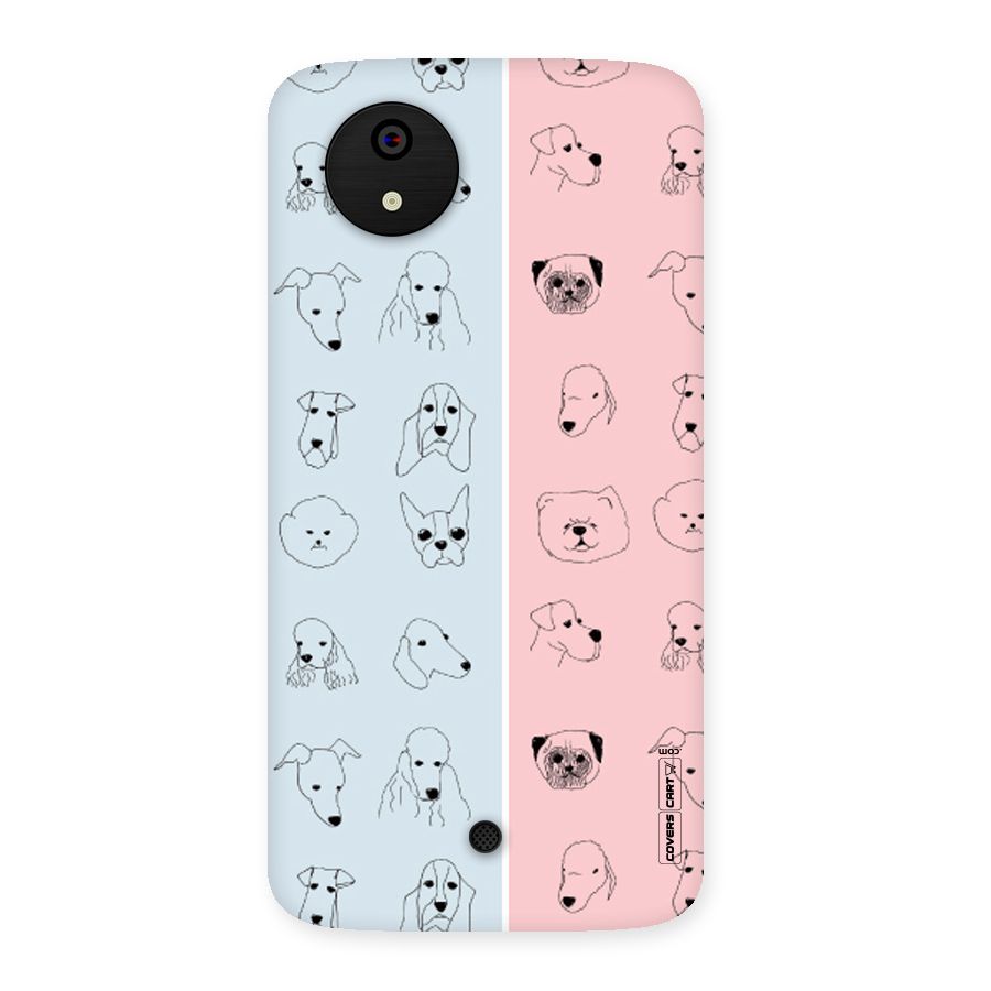 Dog Cat And Cow Back Case for Micromax Canvas A1