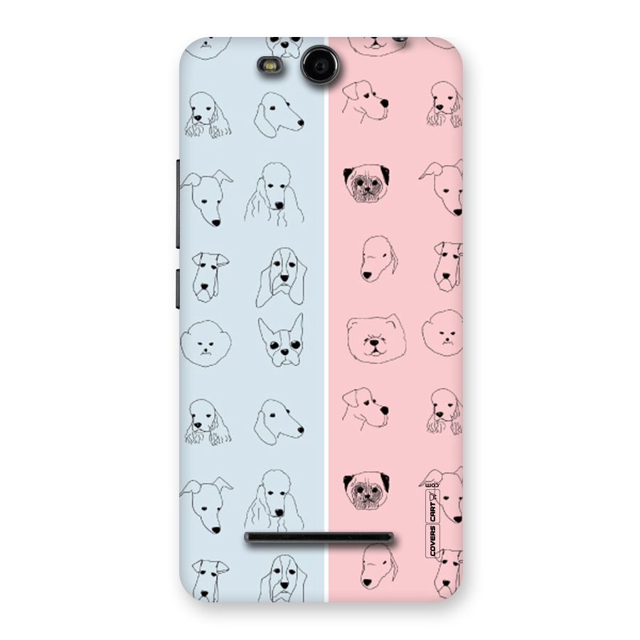 Dog Cat And Cow Back Case for Micromax Canvas Juice 3 Q392