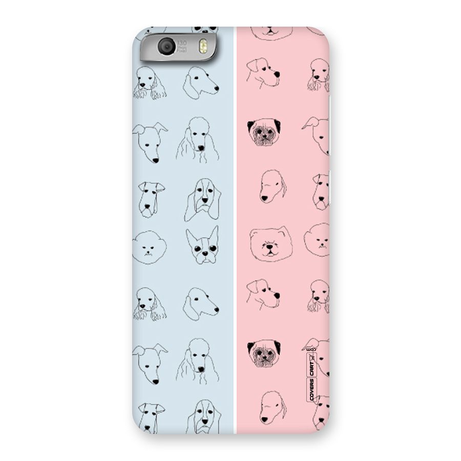 Dog Cat And Cow Back Case for Micromax Canvas Knight 2