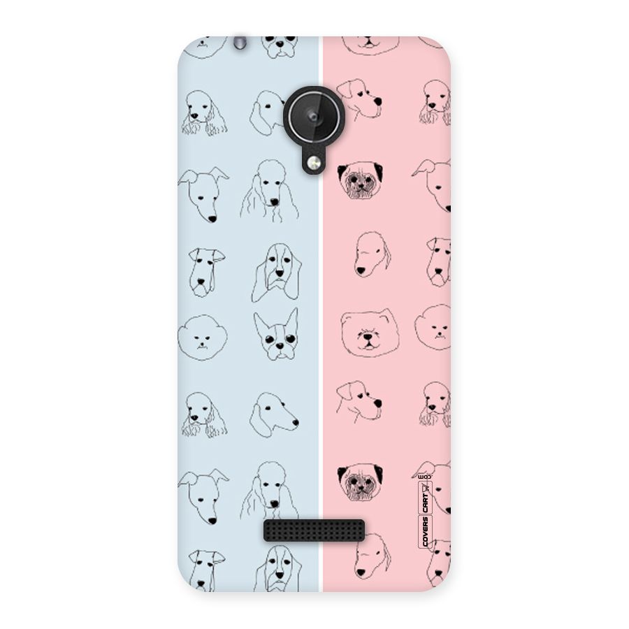 Dog Cat And Cow Back Case for Micromax Canvas Spark Q380