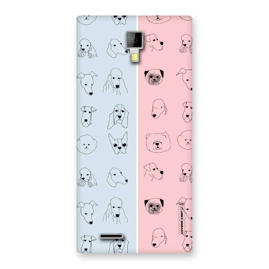 Dog Cat And Cow Back Case for Micromax Canvas Xpress A99