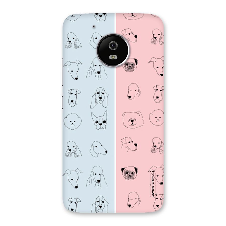 Dog Cat And Cow Back Case for Moto G5