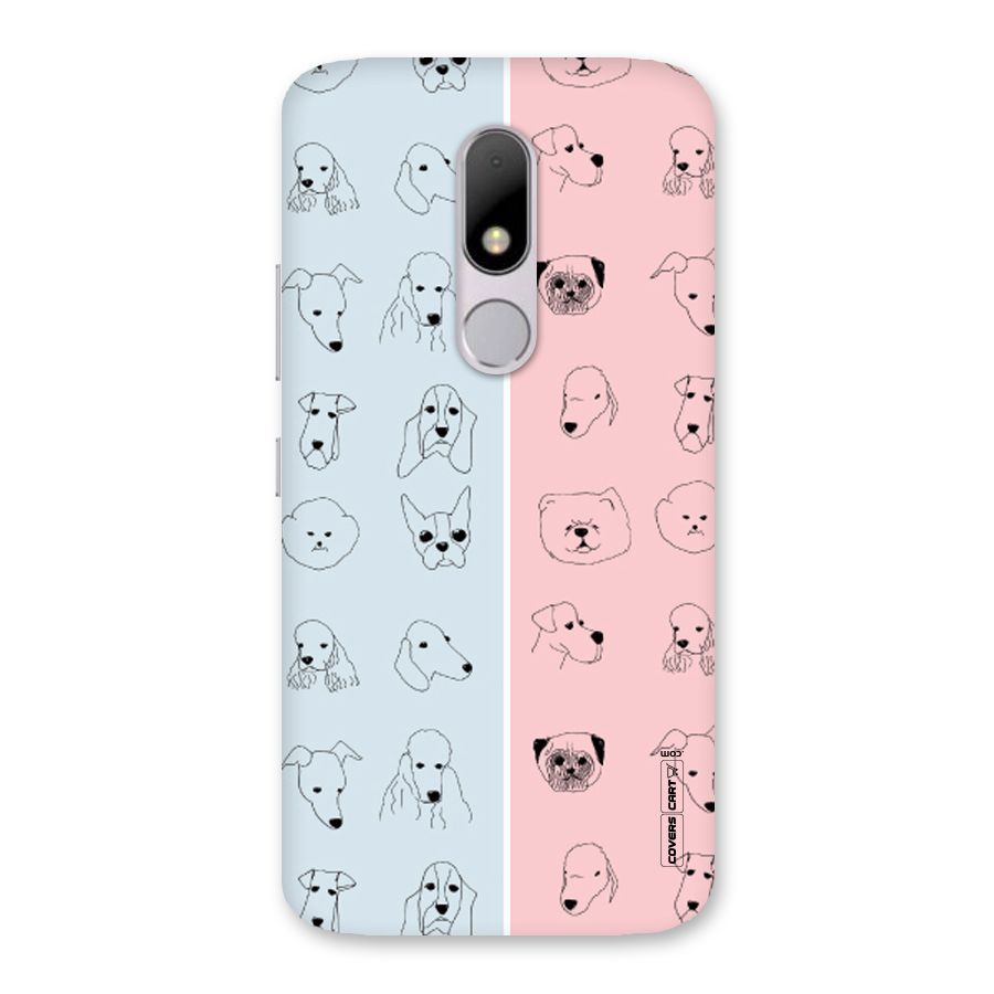 Dog Cat And Cow Back Case for Moto M