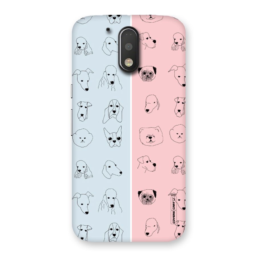Dog Cat And Cow Back Case for Motorola Moto G4