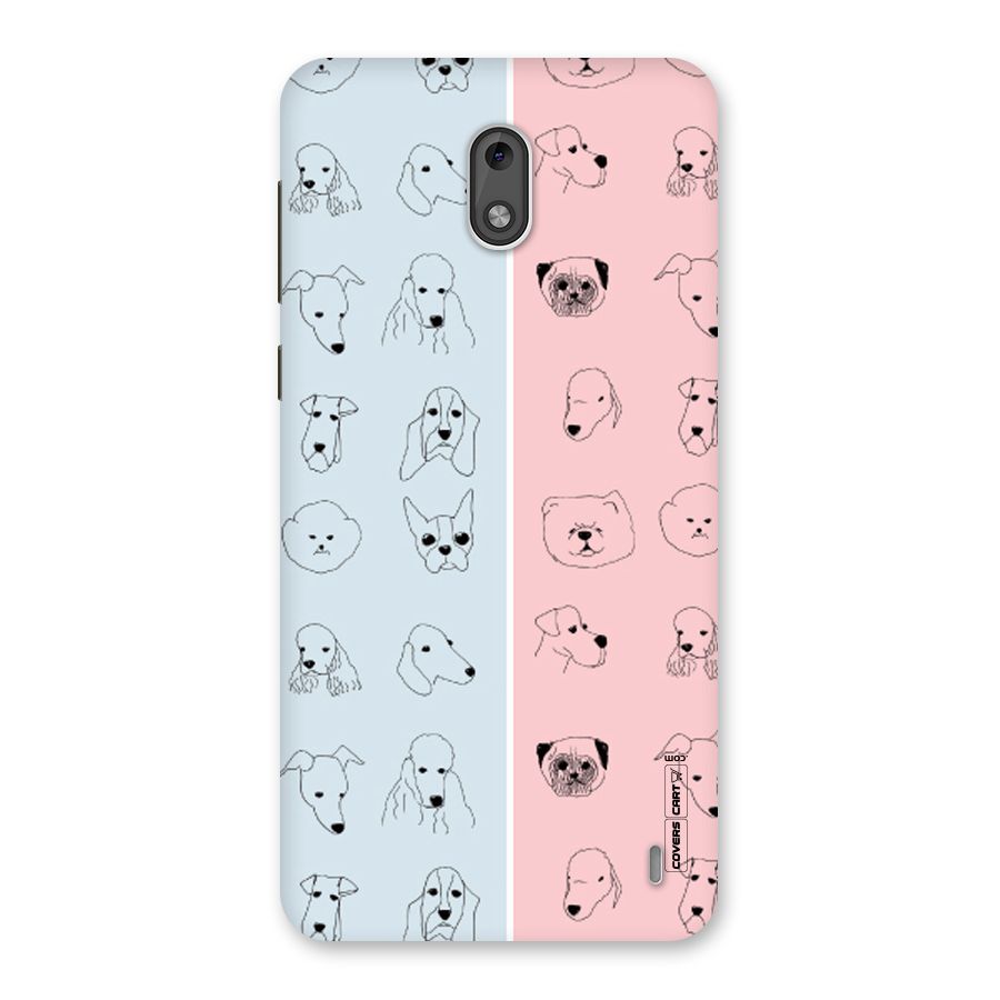 Dog Cat And Cow Back Case for Nokia 2