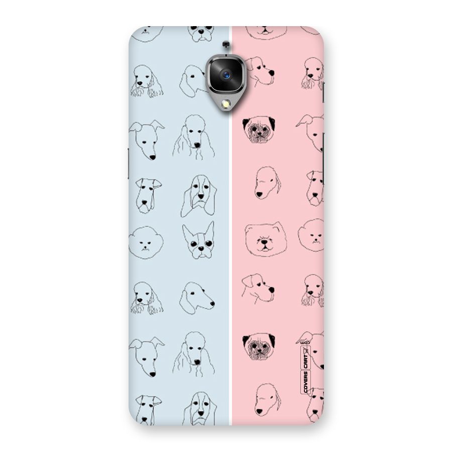 Dog Cat And Cow Back Case for OnePlus 3