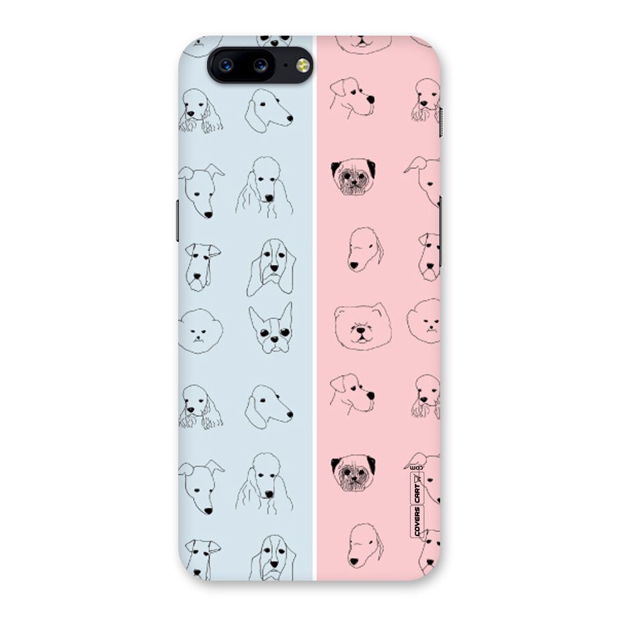 Dog Cat And Cow Back Case for OnePlus 5