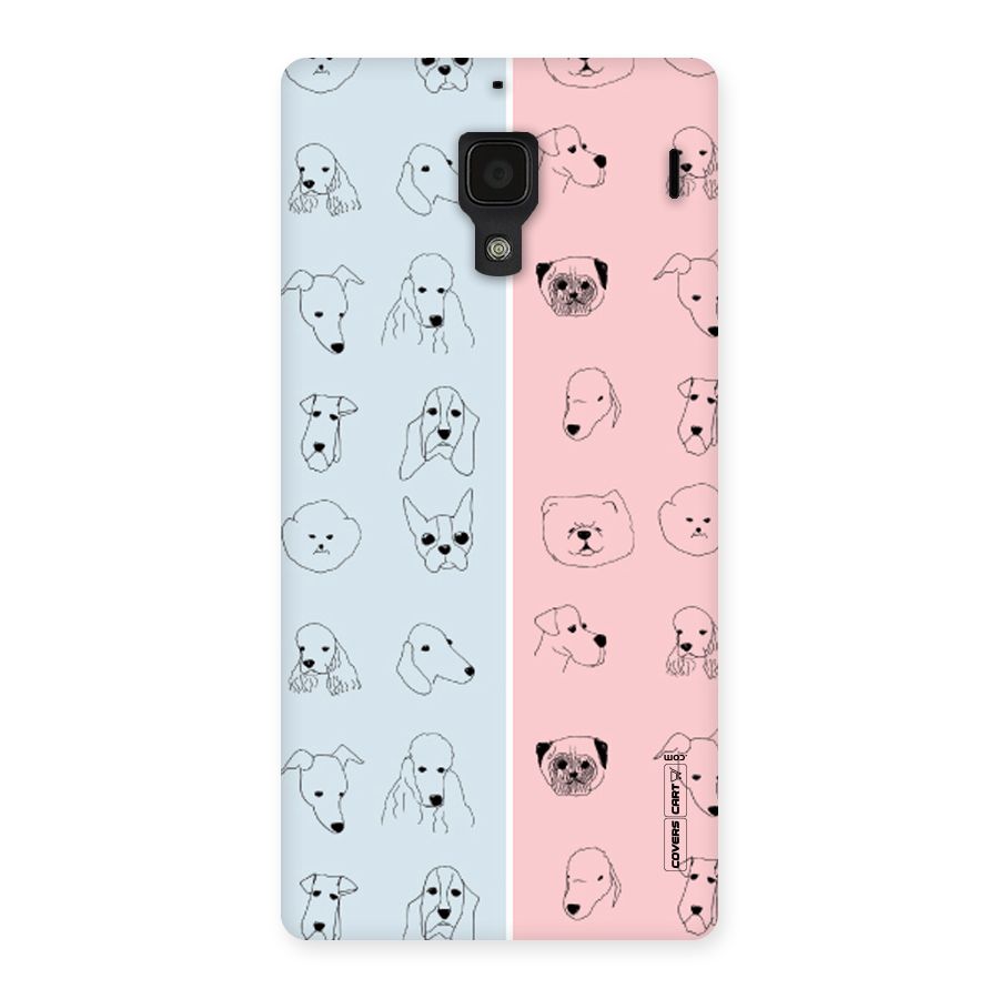 Dog Cat And Cow Back Case for Redmi 1S