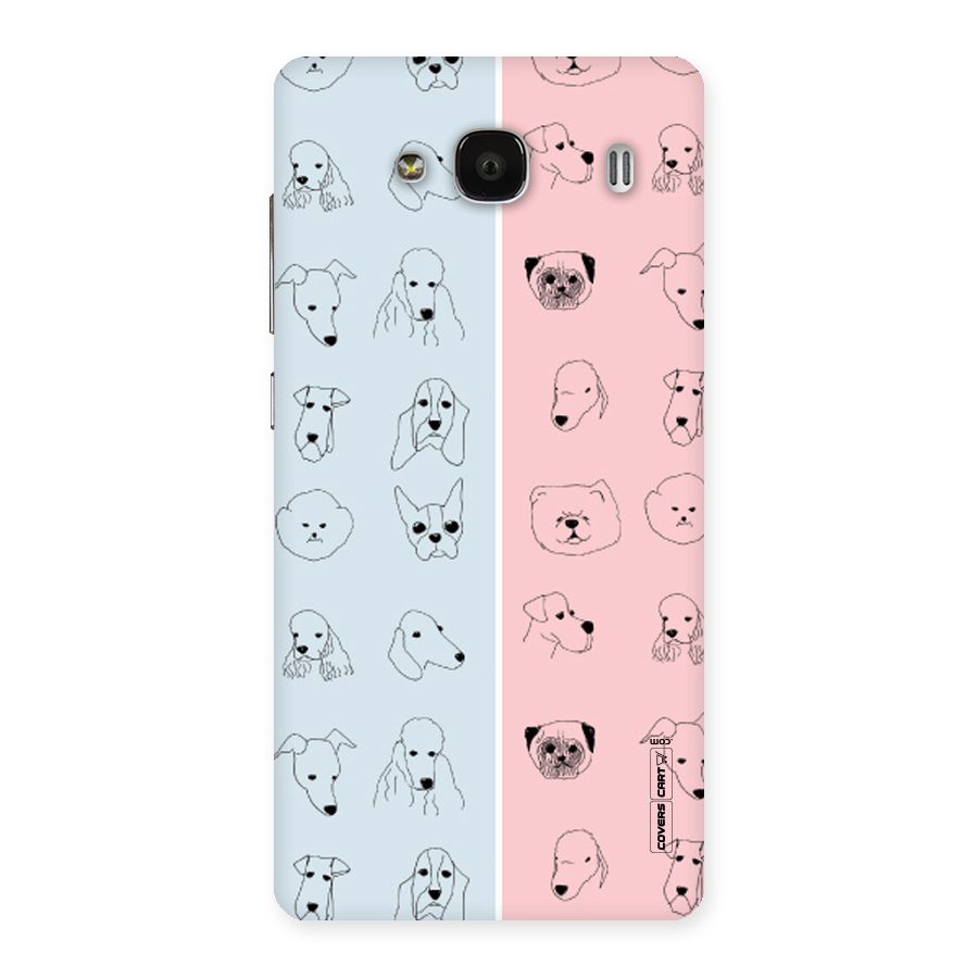 Dog Cat And Cow Back Case for Redmi 2s