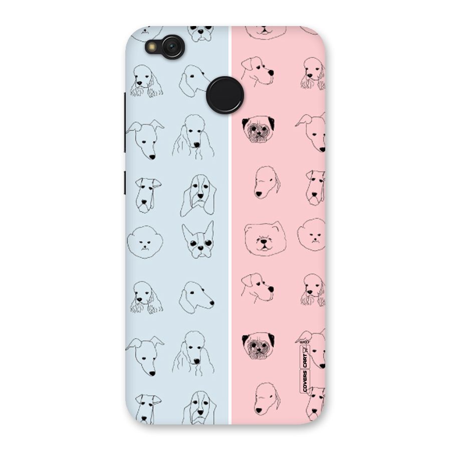 Dog Cat And Cow Back Case for Redmi 4