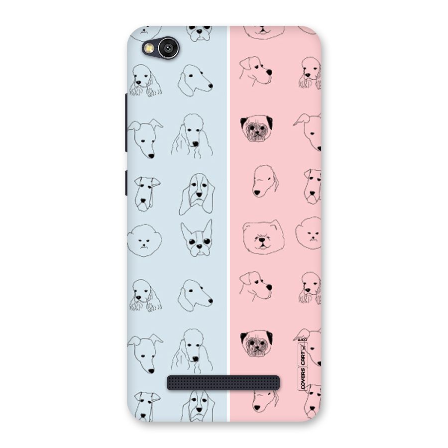 Dog Cat And Cow Back Case for Redmi 4A