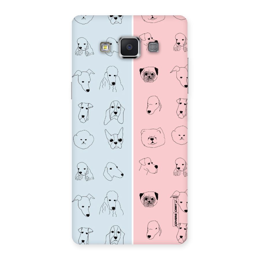 Dog Cat And Cow Back Case for Samsung Galaxy A5
