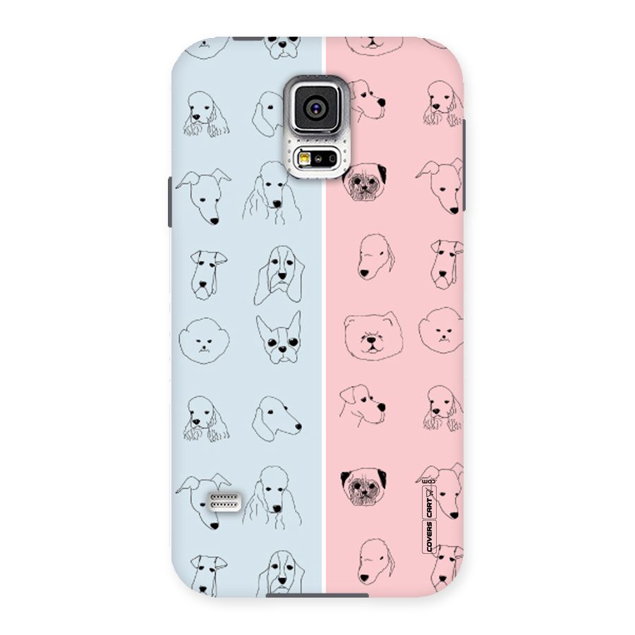 Dog Cat And Cow Back Case for Samsung Galaxy S5