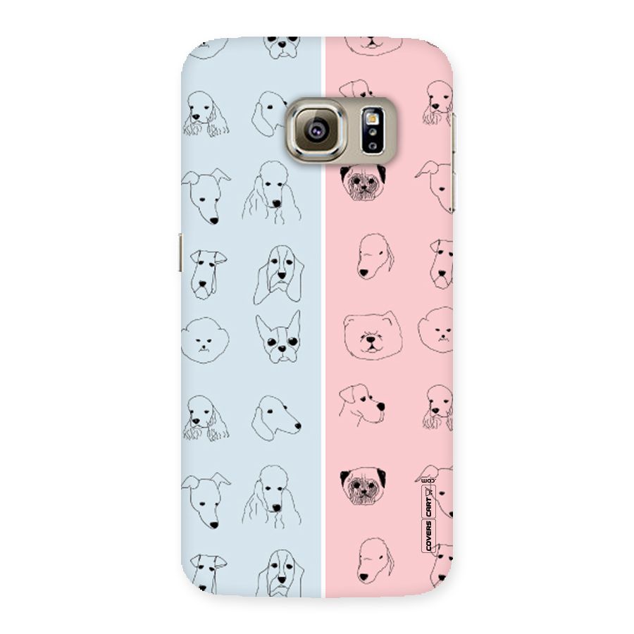 Dog Cat And Cow Back Case for Samsung Galaxy S6 Edge