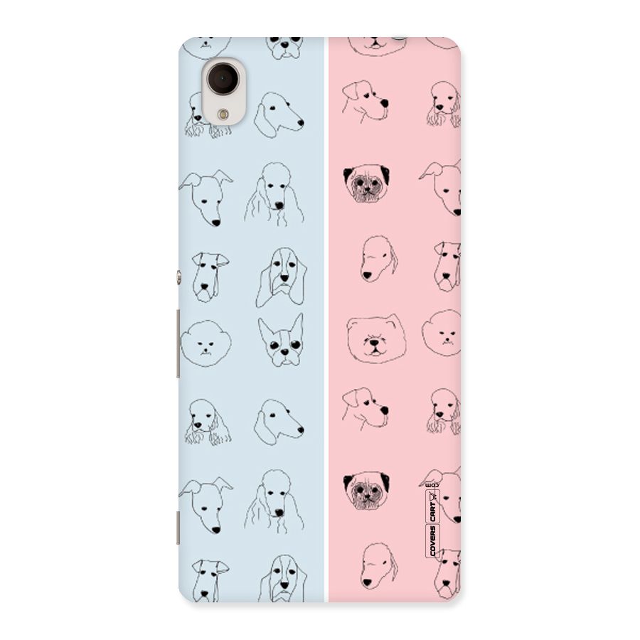 Dog Cat And Cow Back Case for Sony Xperia M4