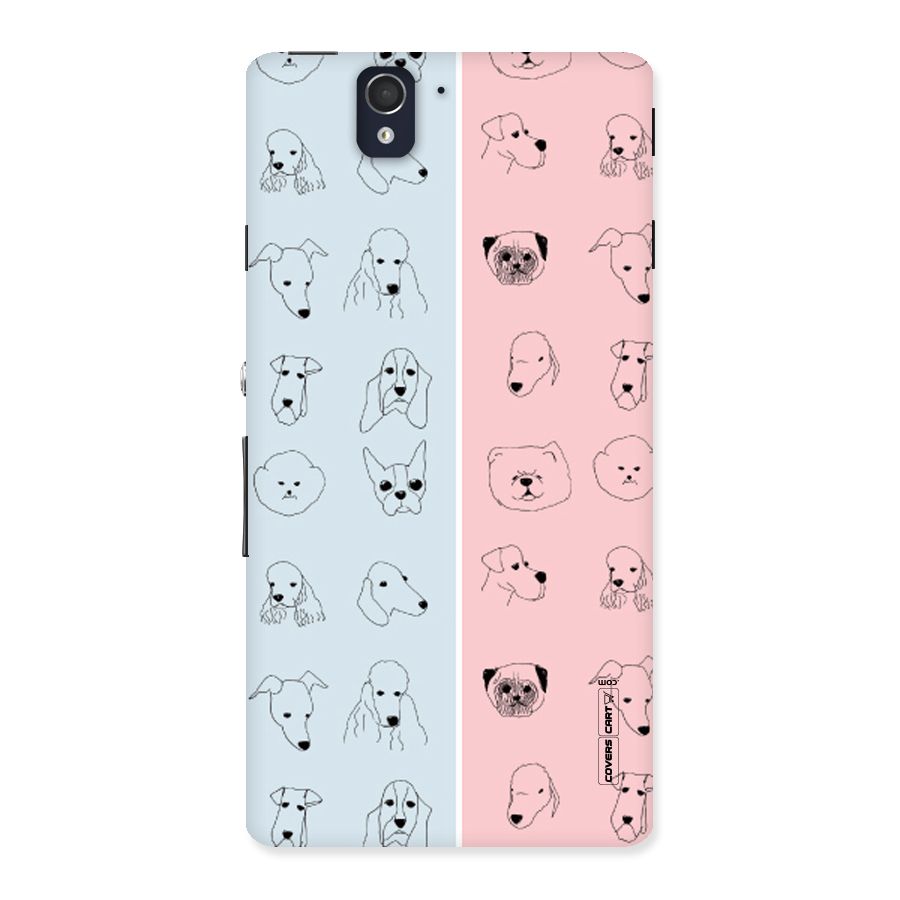 Dog Cat And Cow Back Case for Sony Xperia Z