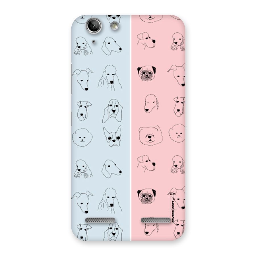 Dog Cat And Cow Back Case for Vibe K5