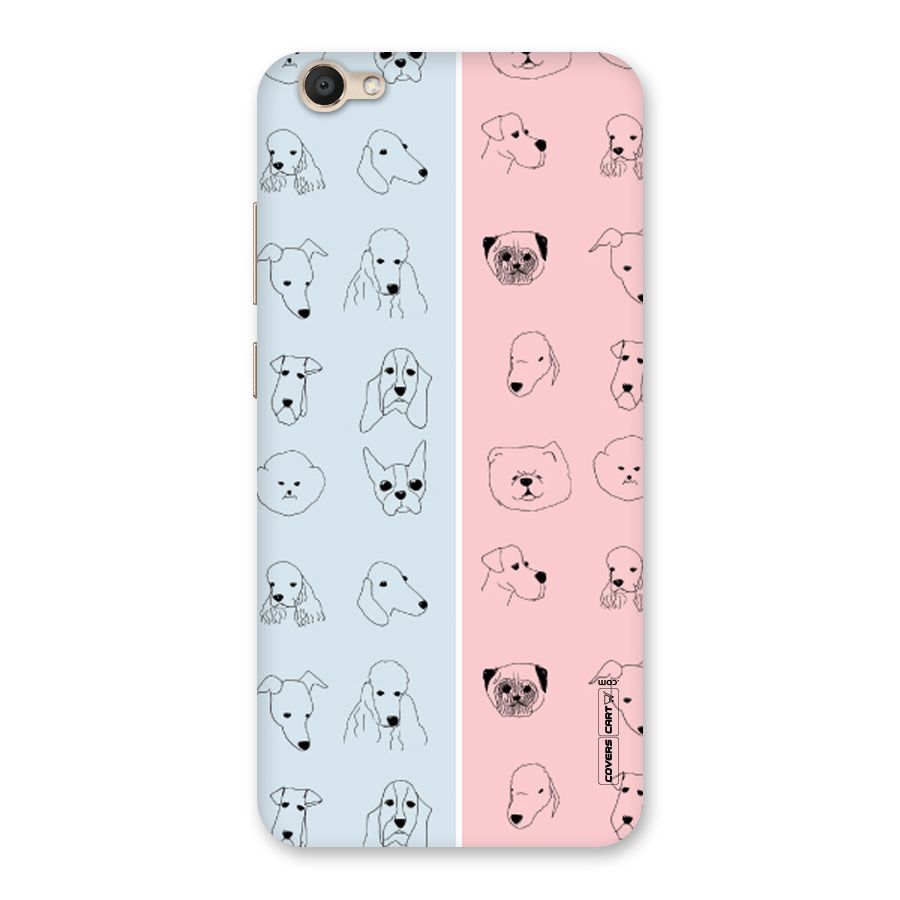 Dog Cat And Cow Back Case for Vivo V5