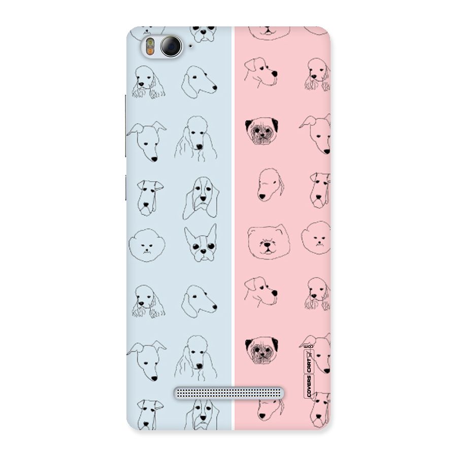 Dog Cat And Cow Back Case for Xiaomi Mi4i