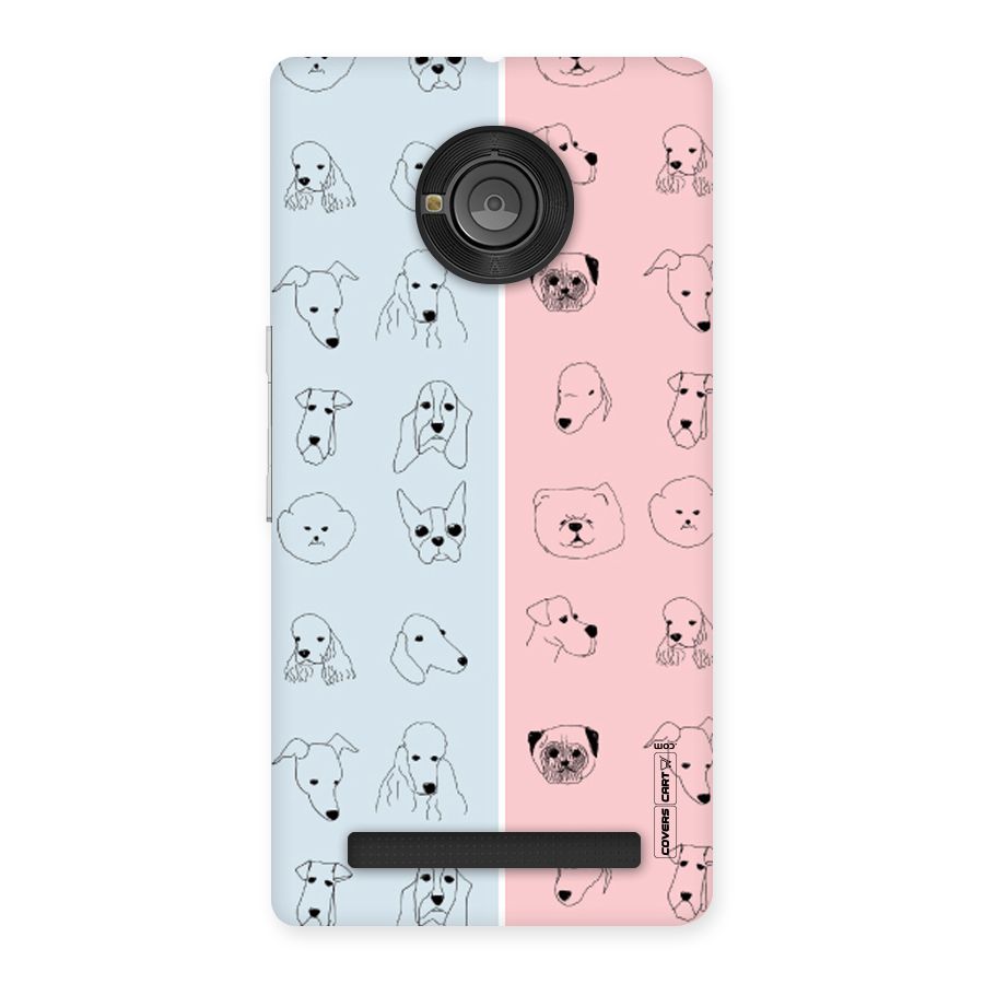 Dog Cat And Cow Back Case for Yu Yunique