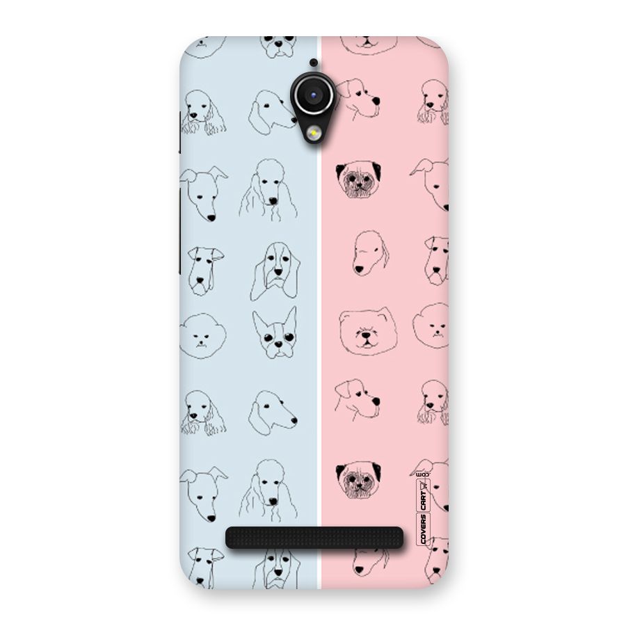 Dog Cat And Cow Back Case for Zenfone Go