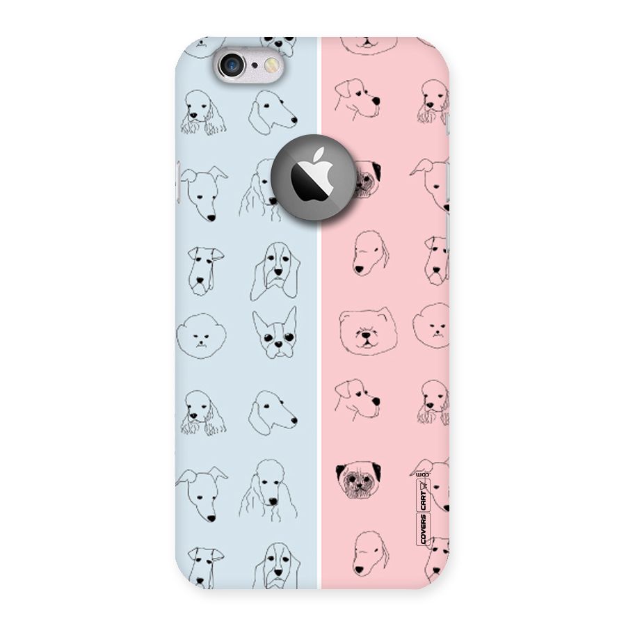 Dog Cat And Cow Back Case for iPhone 6 Logo Cut
