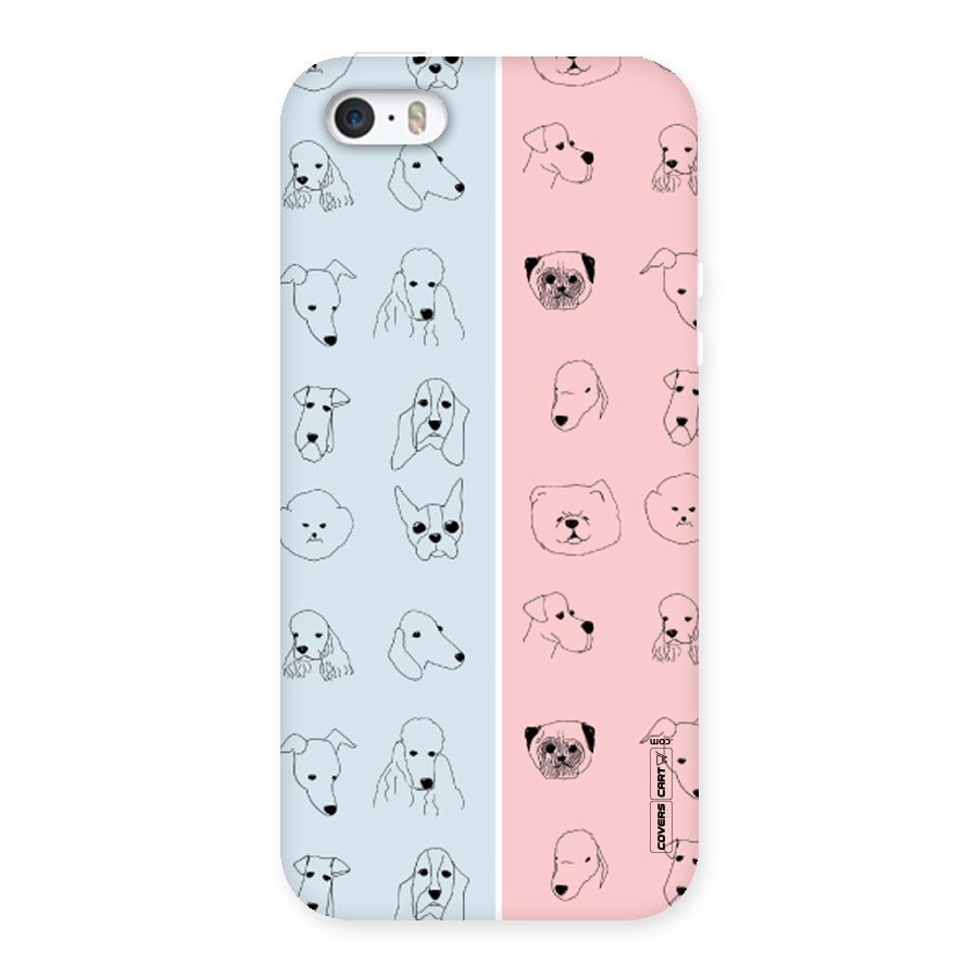 Dog Cat And Cow Back Case for iPhone SE