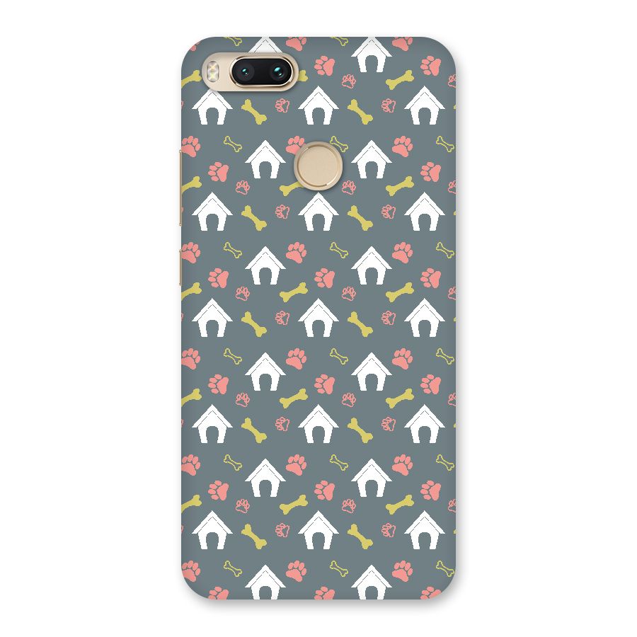 Dog Pattern Back Case for Mi A1