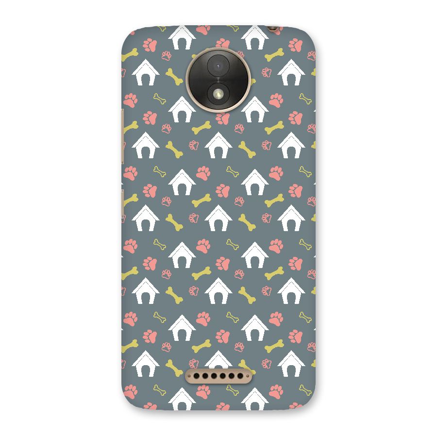 Dog Pattern Back Case for Moto C Plus