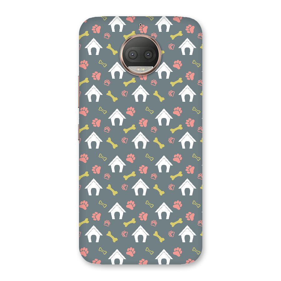 Dog Pattern Back Case for Moto G5s Plus