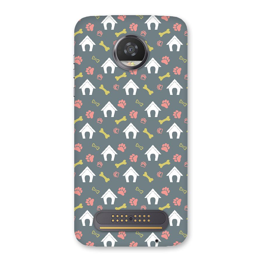 Dog Pattern Back Case for Moto Z2 Play