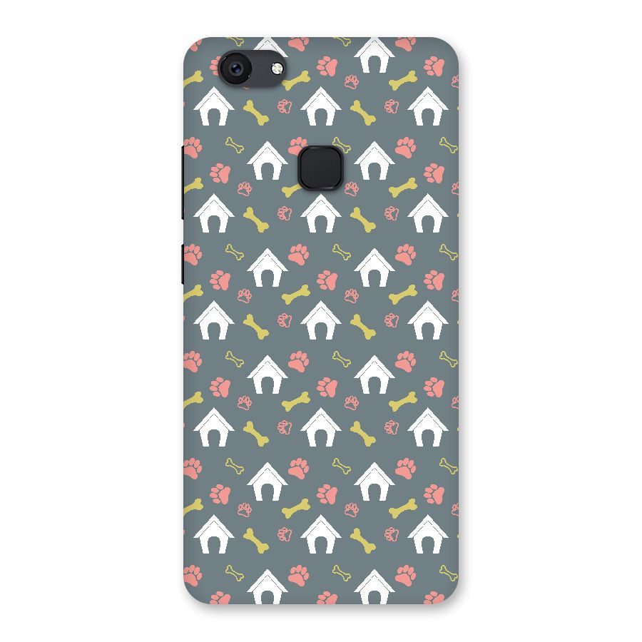 Dog Pattern Back Case for Vivo V7 Plus