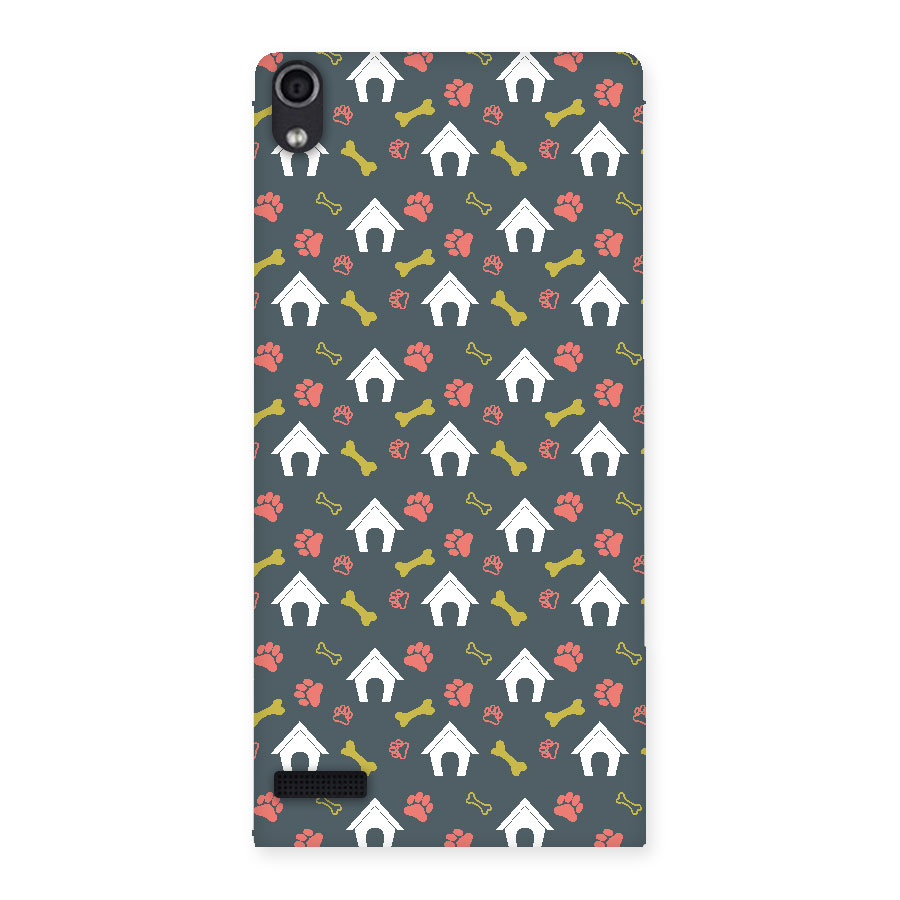 Dog Pattern Back Case for Ascend P6
