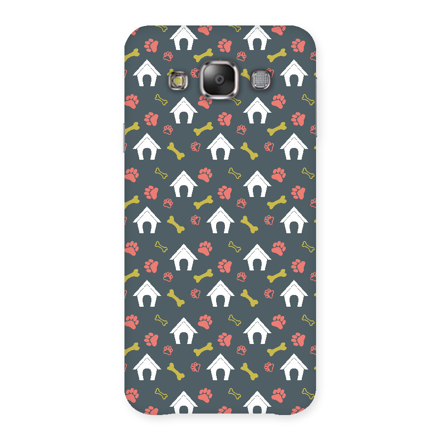 Dog Pattern Back Case for Galaxy E7