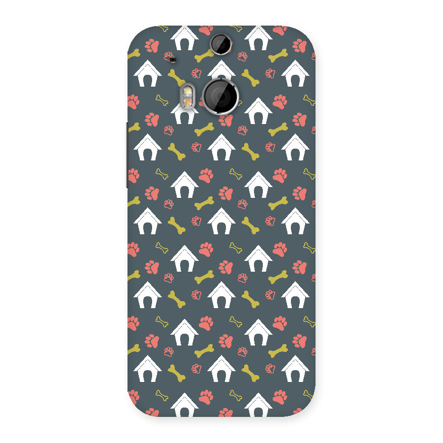 Dog Pattern Back Case for HTC One M8