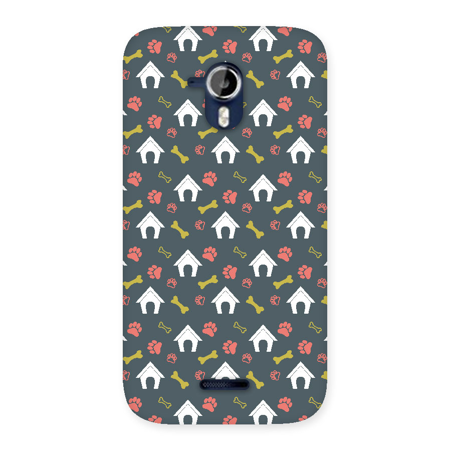 Dog Pattern Back Case for Micromax Canvas Magnus A117