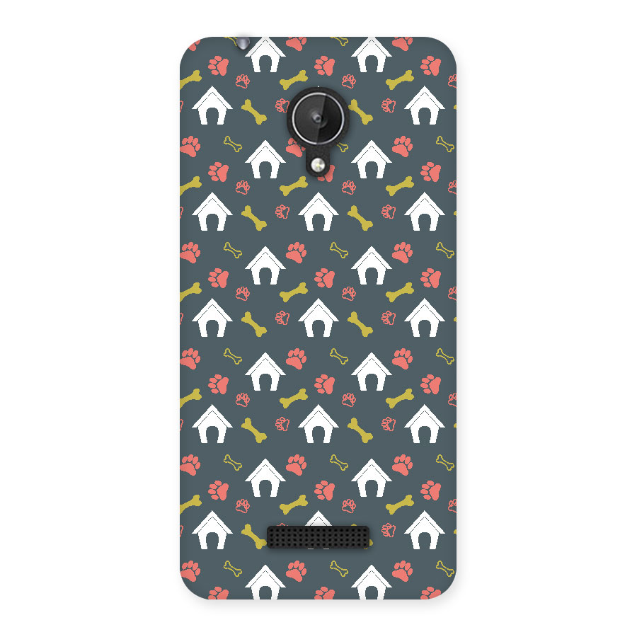 Dog Pattern Back Case for Micromax Canvas Spark Q380